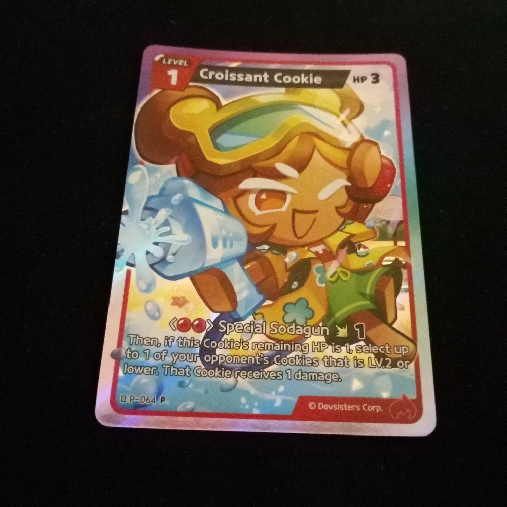 Cookie Run Braverse TCG Croissant Cookie P-064 Promo Holo